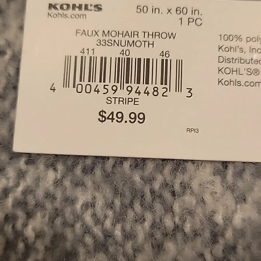 Sonoma Faux Mohair Throw
